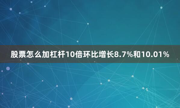 股票怎么加杠杆10倍环比增长8.7%和10.01%